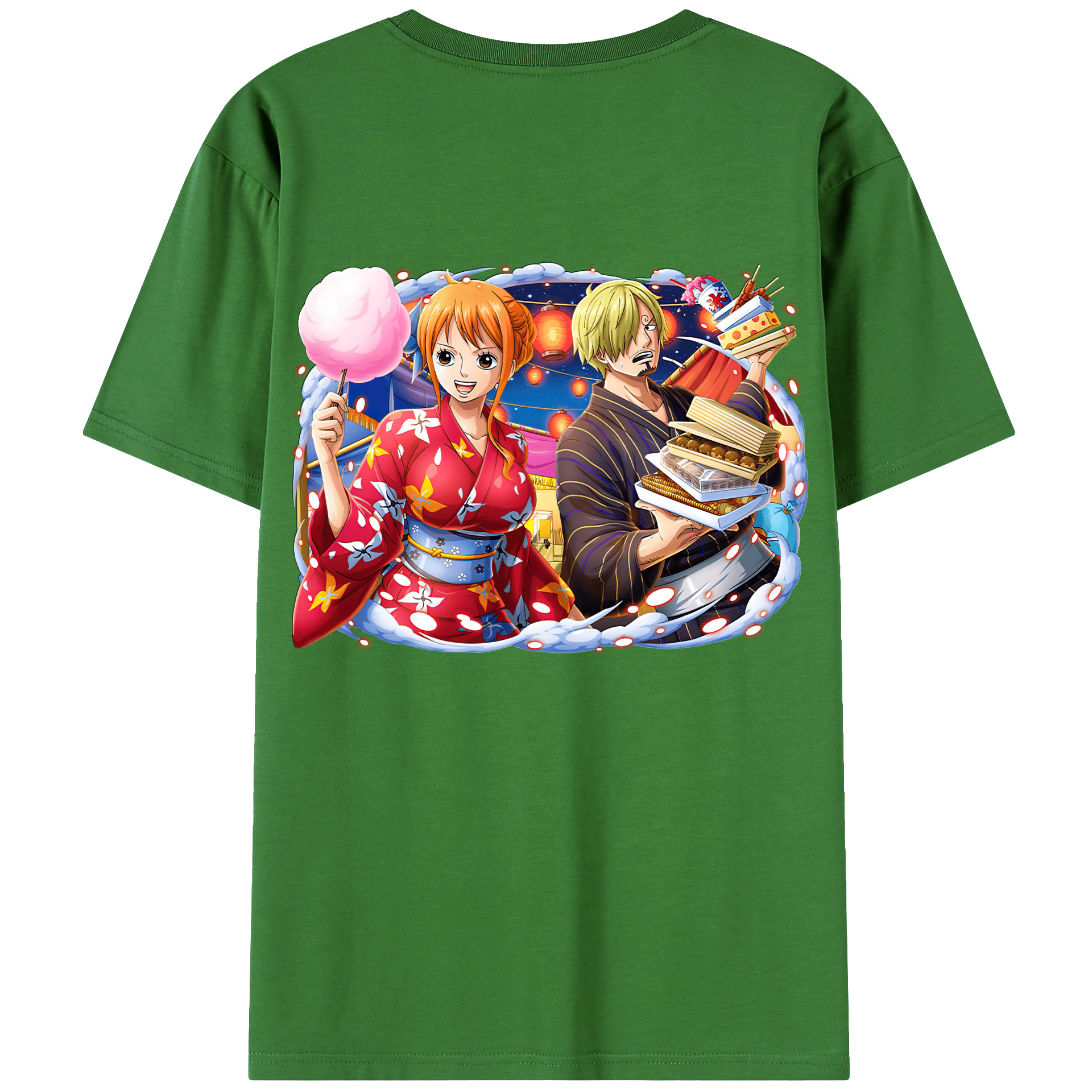 （画像用） ワンピース サンジ ONE PIECE Sanji レディース半袖Tシャツ(バックプリント)